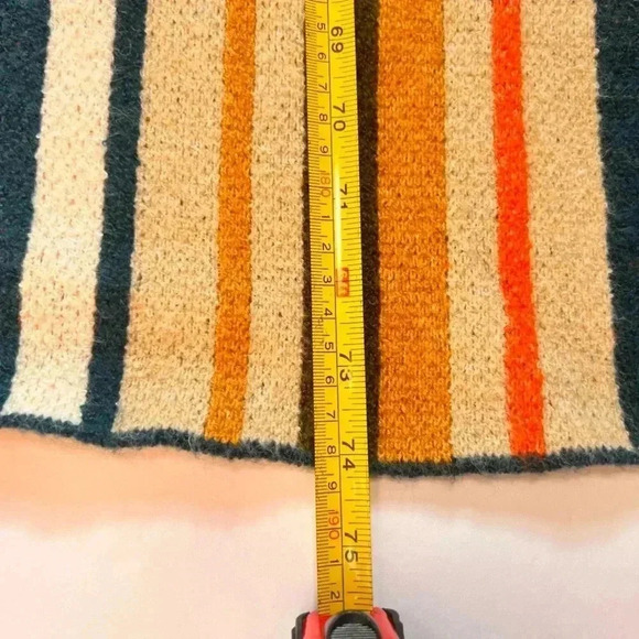 NWT- United by Blue Multi Stripe Recycled Scarf- Color Teal (Sold Out) - Picture 12 of 12